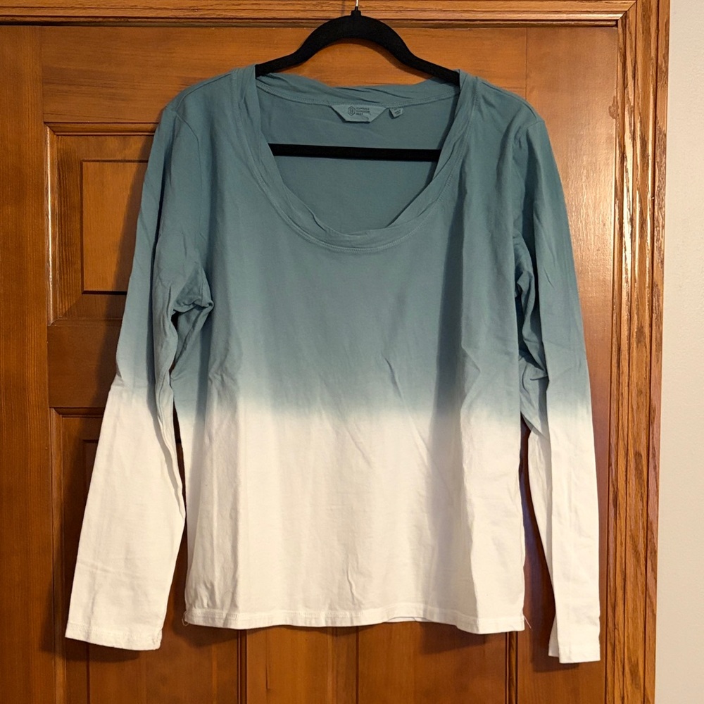 CANDACE CAMERON BURE QVC Gradient Long Sleeve Top